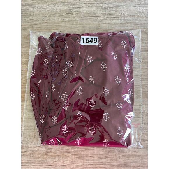 Old Navy Sundress Womens L Burgundy Floral Boho Sleeveless Casual Fall Capsule - Picture 12 of 12